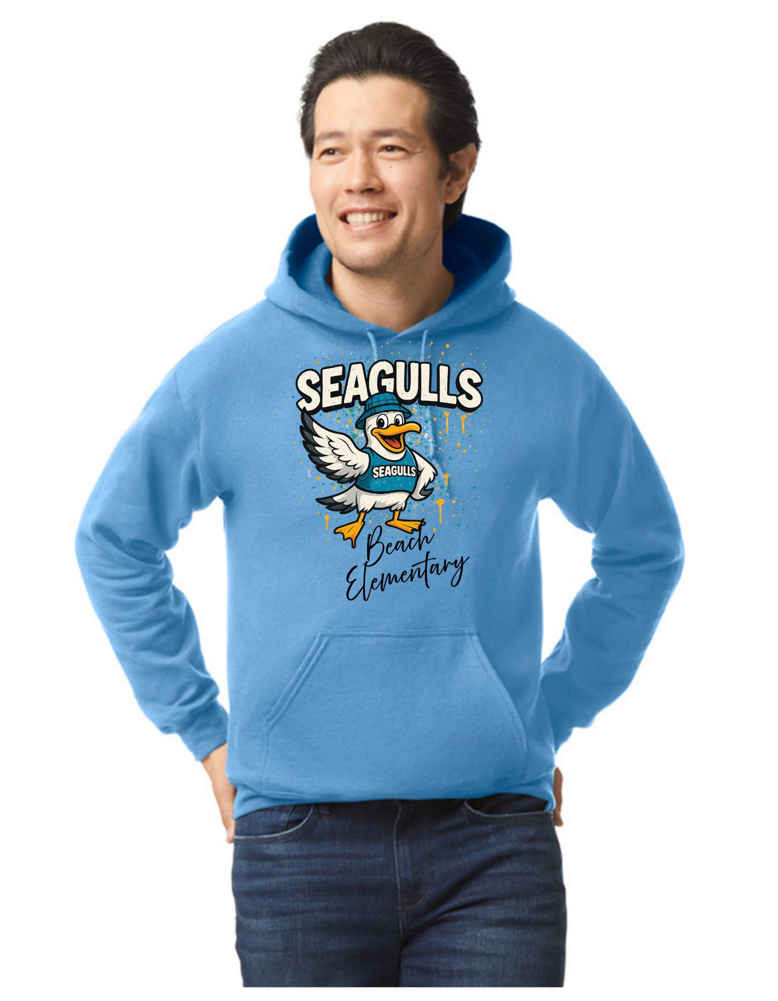 Paint Splat Seagulls