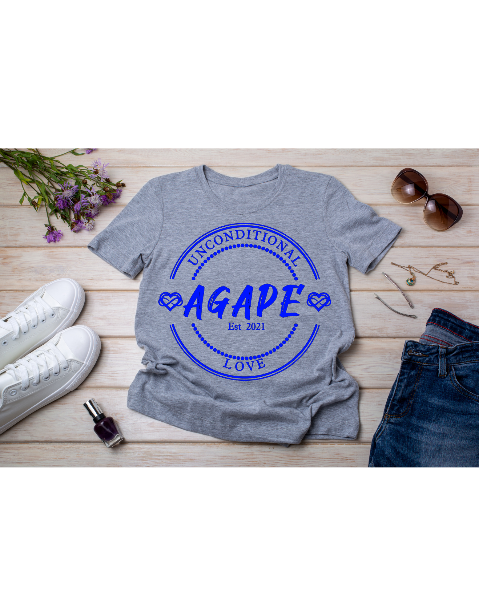 Agape Ring (Blue)