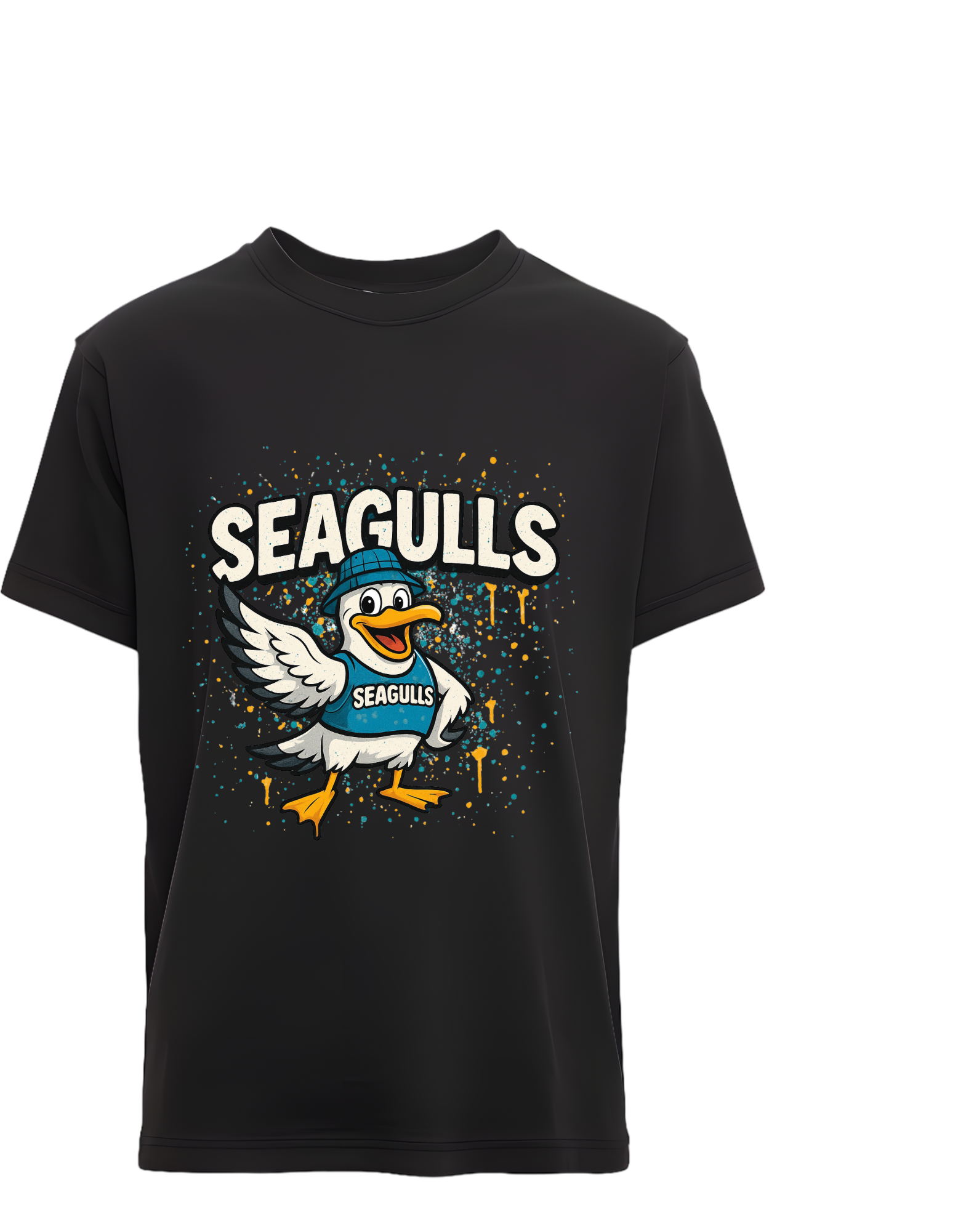 Paint Splat Seagulls