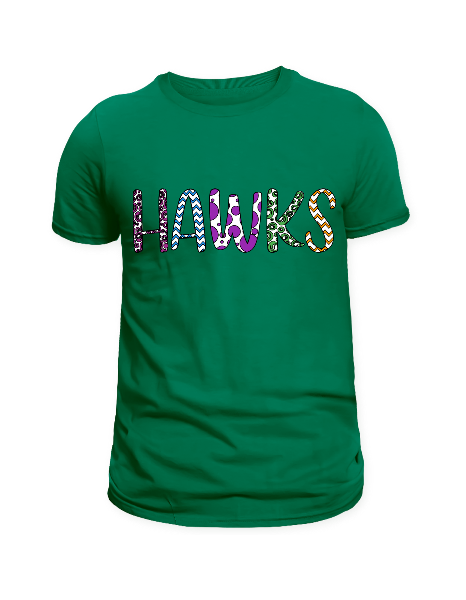 Hawks Colorful (Purple dots)
