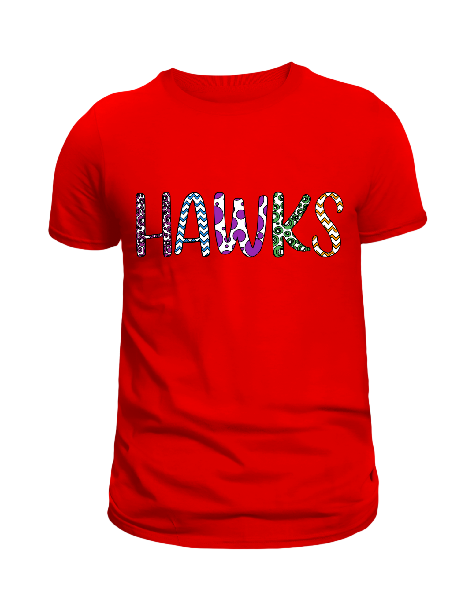 Hawks Colorful (Purple dots)