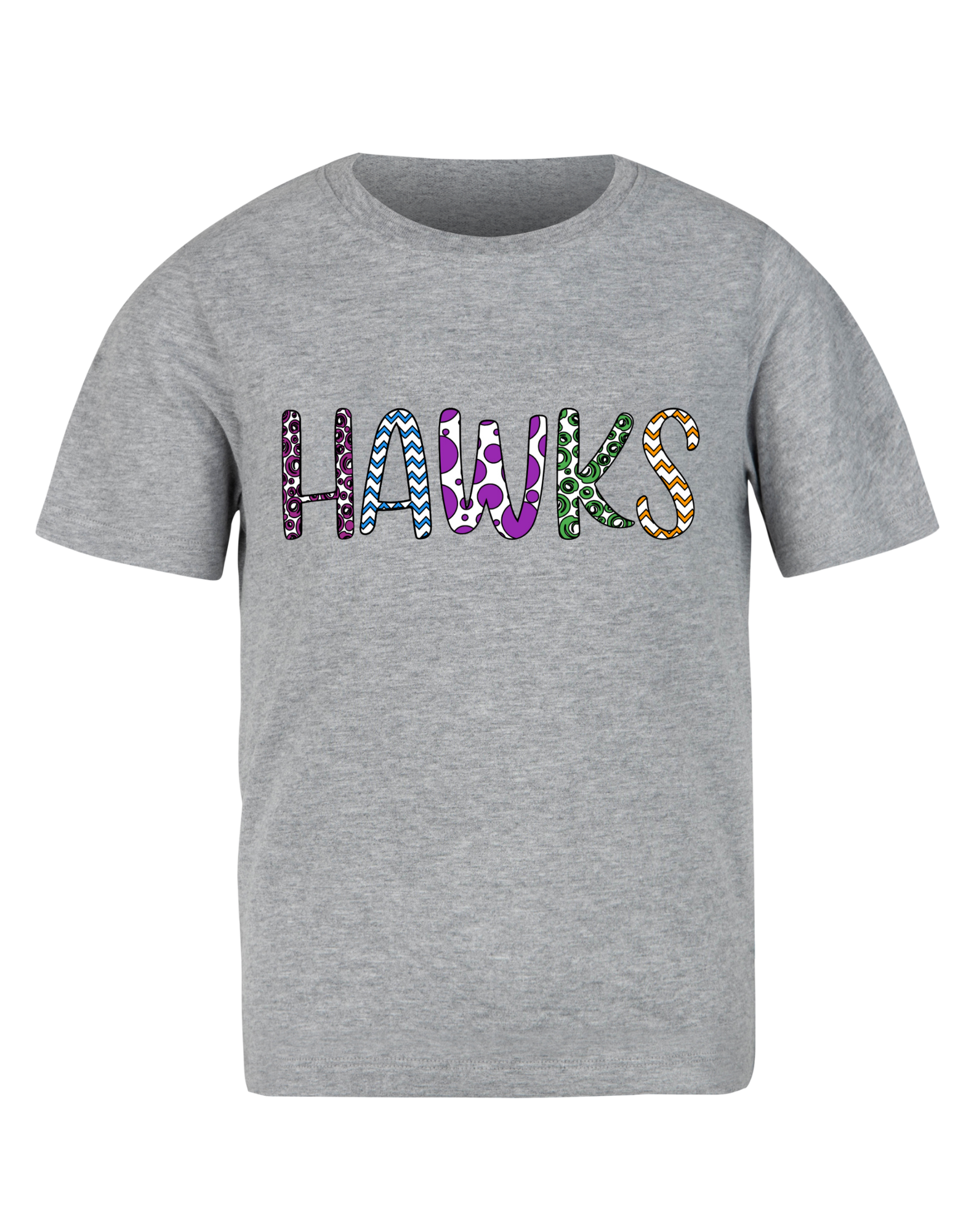 Hawks Colorful (Purple dots)