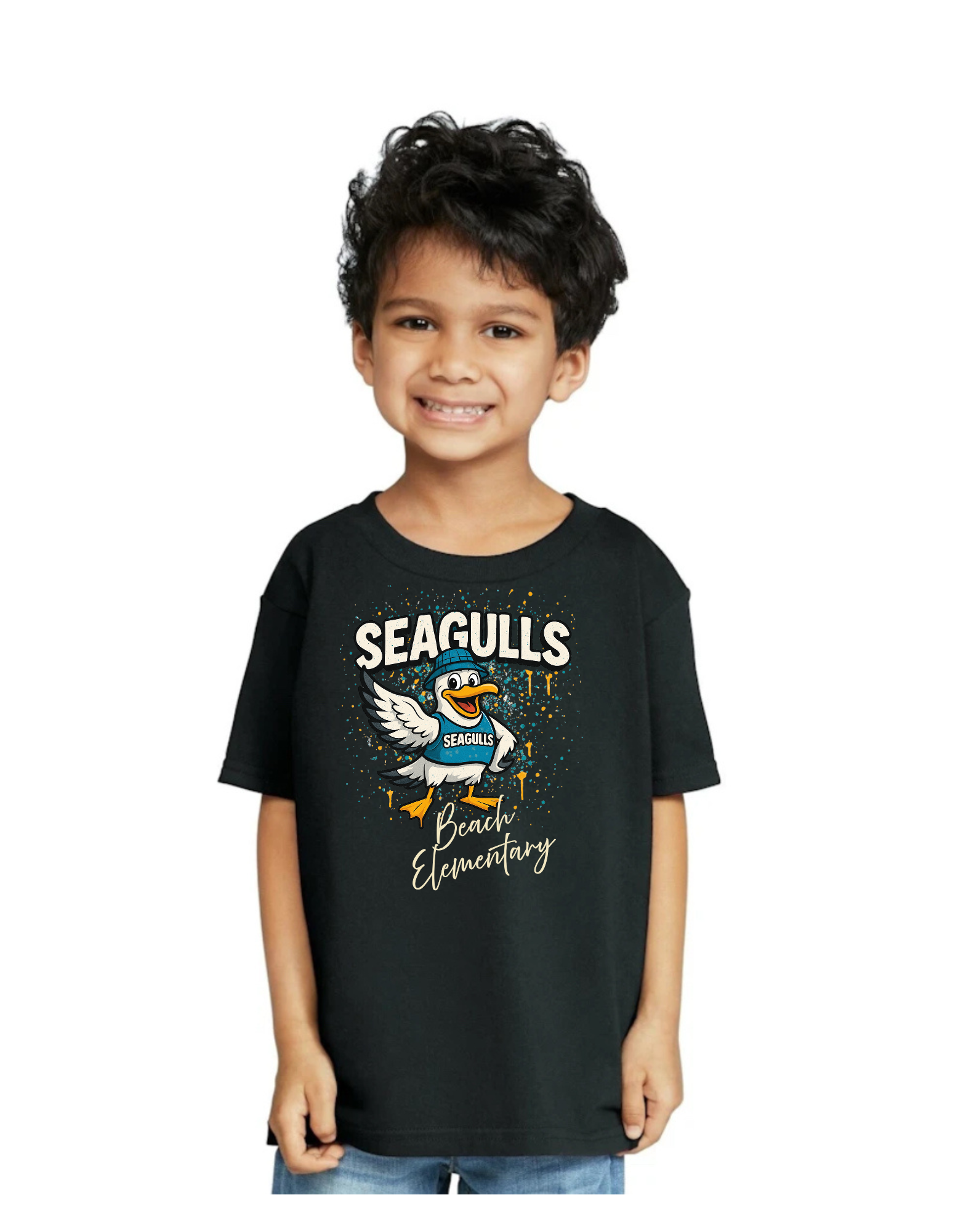 Paint Splat Seagulls