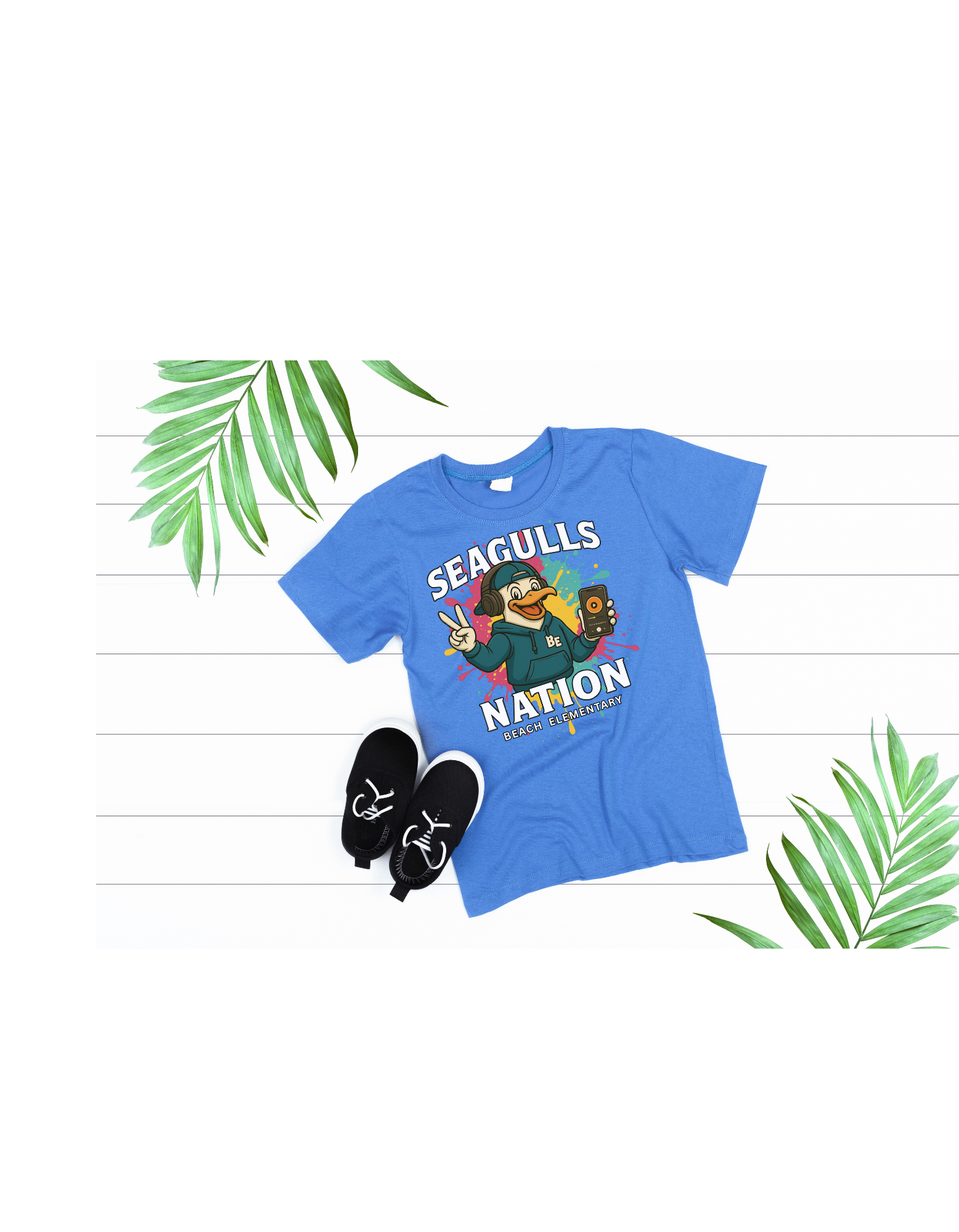 Seagulls Nation Pink splat