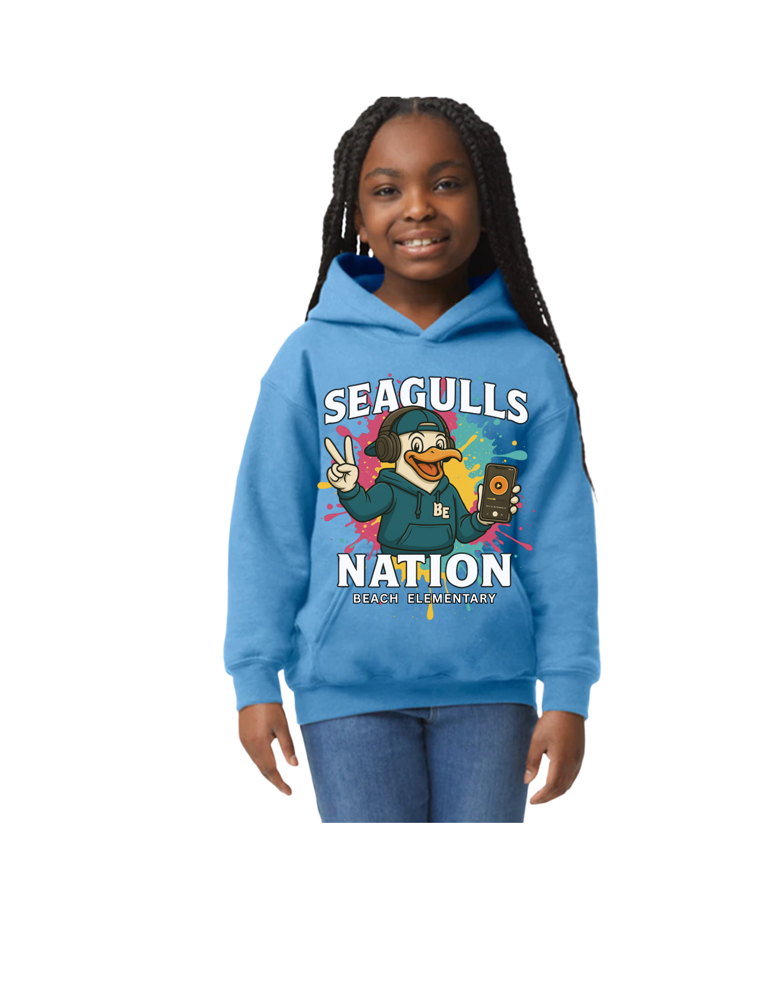 Seagulls Nation Pink splat